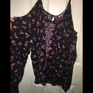 Floral Cold Shoulder